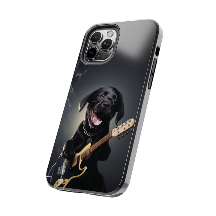 Cool Dog Guitar Tough iPhone Cases MADEE'S EXCLUSIVES - Madee's Boutique Phone Case Print On Demand Partners Accessories aesthetic mobile coveraesthetic phone casesiPhone 12 Mini