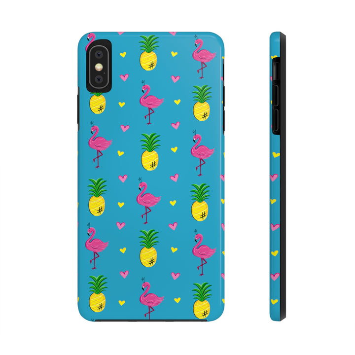 Flamingo Tough iPhone Cases - Madee's Boutique Phone Case Printify Accessories Aesthetic Case IphoneAesthetic Case PhoneiPhone XS MAX