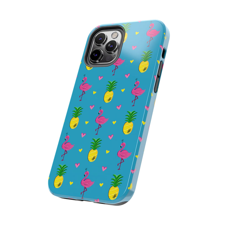 Flamingo Tough iPhone Cases - Madee's Boutique Phone Case Printify Accessories Aesthetic Case IphoneAesthetic Case PhoneiPhone 12 Mini