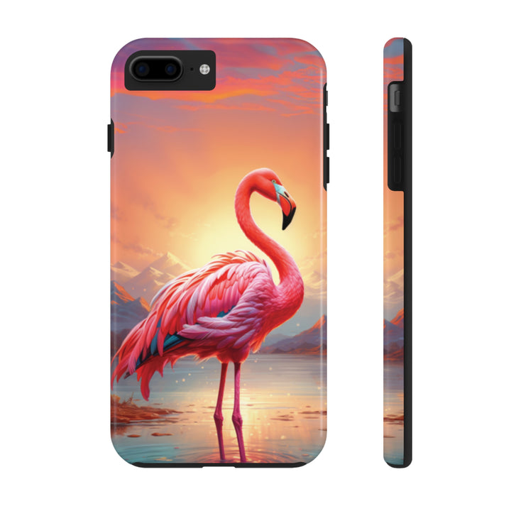 Beautiful Flamingo Tough iPhone Cases MADEE'S EXCLUSIVES - Madee's Boutique Phone Case Print On Demand Partners Accessories aesthetic mobile coveraesthetic phone casesiPhone 7 Plus, iPhone 8 Plus