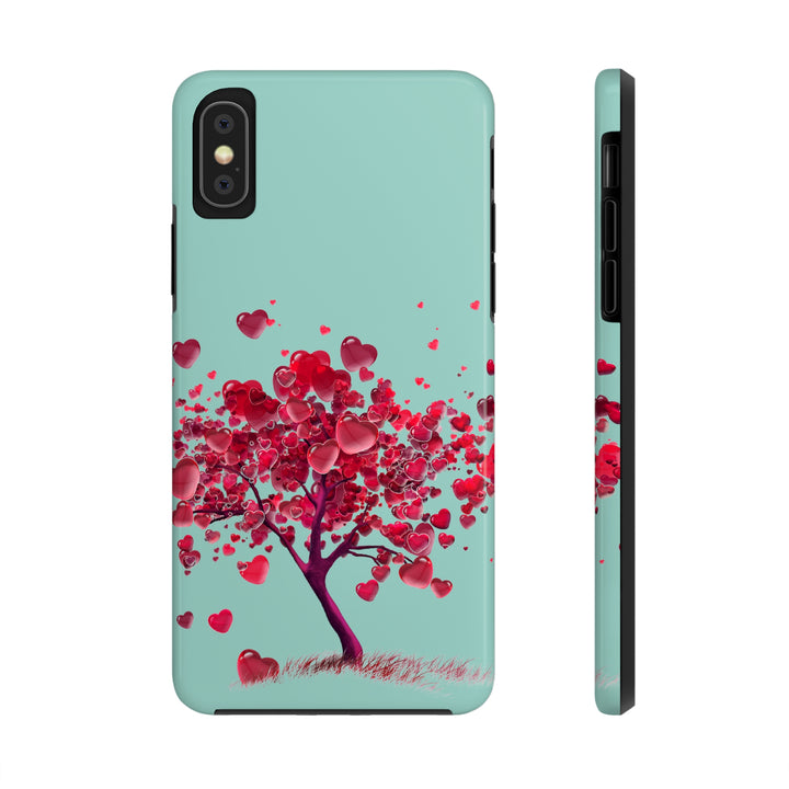 Heart Tree Tough iPhone Cases - Madee's Boutique Phone Case Printify Accessories Cadeau fête des mèresCadeau mamaniPhone XS