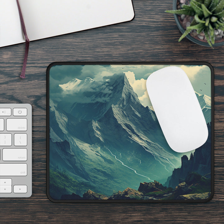 Landscape Mountains Mouse Pad MADEE'S EXCLUSIVES - Madee's Boutique Home Decor Printify Accessories DeskHome DecorRectangle9" × 7"