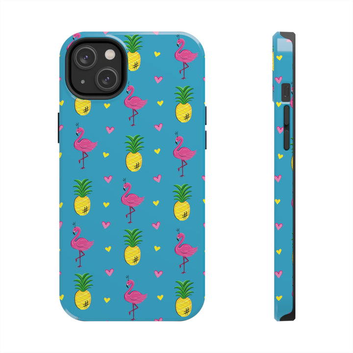 Flamingo Tough iPhone Cases - Madee's Boutique Phone Case Printify Accessories Aesthetic Case IphoneAesthetic Case PhoneiPhone 14 Plus