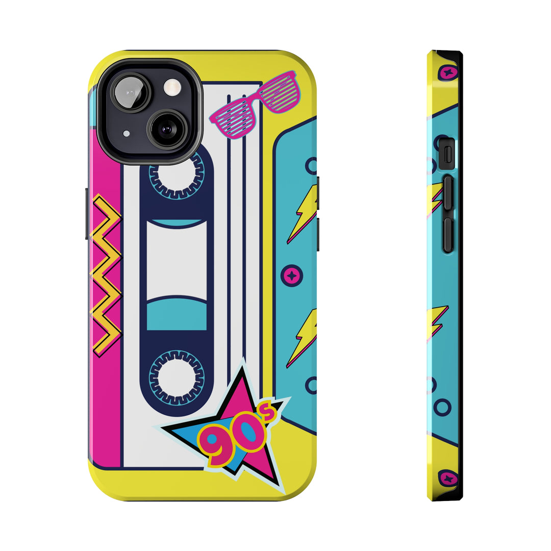 Radio Cassette 90'S Tough iPhone Cases Retro - Madee's Boutique Phone Case Printify Accessories Cadeau fête des mèresCadeau mamaniPhone 13