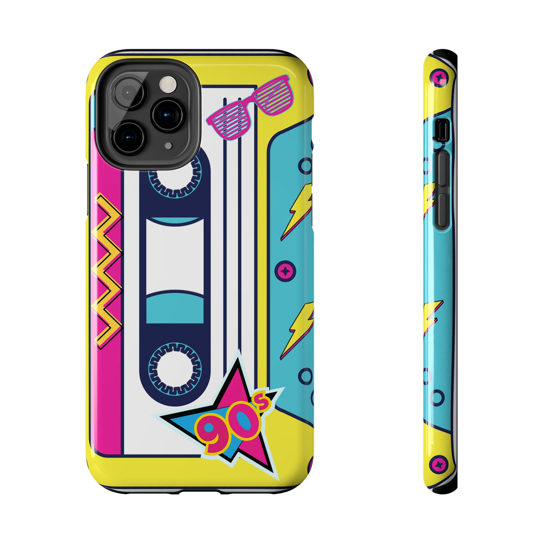 Radio Cassette 90'S Tough iPhone Cases Retro - Madee's Boutique Phone Case Printify Accessories Cadeau fête des mèresCadeau mamaniPhone 11 Pro
