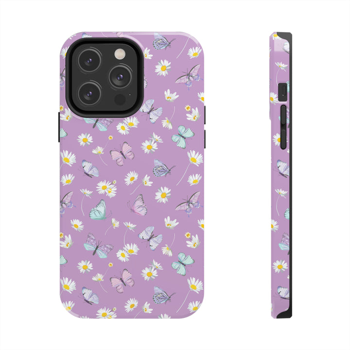 Butterfly & Flowers Tough iPhone Cases - Madee's Boutique Phone Case Printify Accessories Aesthetic Case IphoneAesthetic Case PhoneiPhone 14 Pro Max
