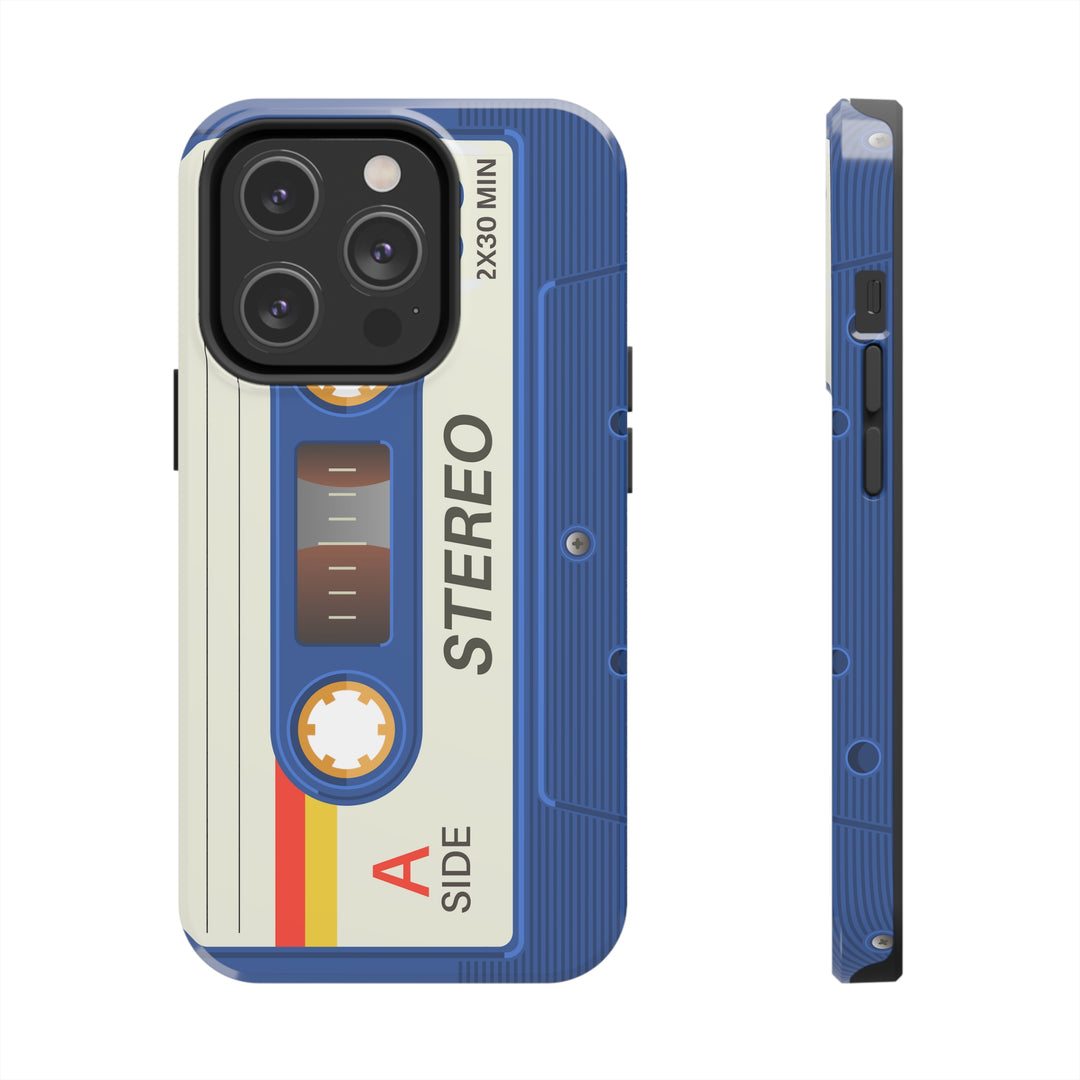 Radio Cassette Retro Tough iPhone Cases Vintage - Madee's Boutique Phone Case Printify Accessories Aesthetic Case Iphoneanniversary gift ideasiPhone 14 Pro