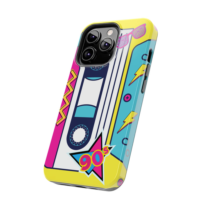 Radio Cassette 90'S Tough iPhone Cases Retro - Madee's Boutique Phone Case Printify Accessories Cadeau fête des mèresCadeau mamaniPhone XR