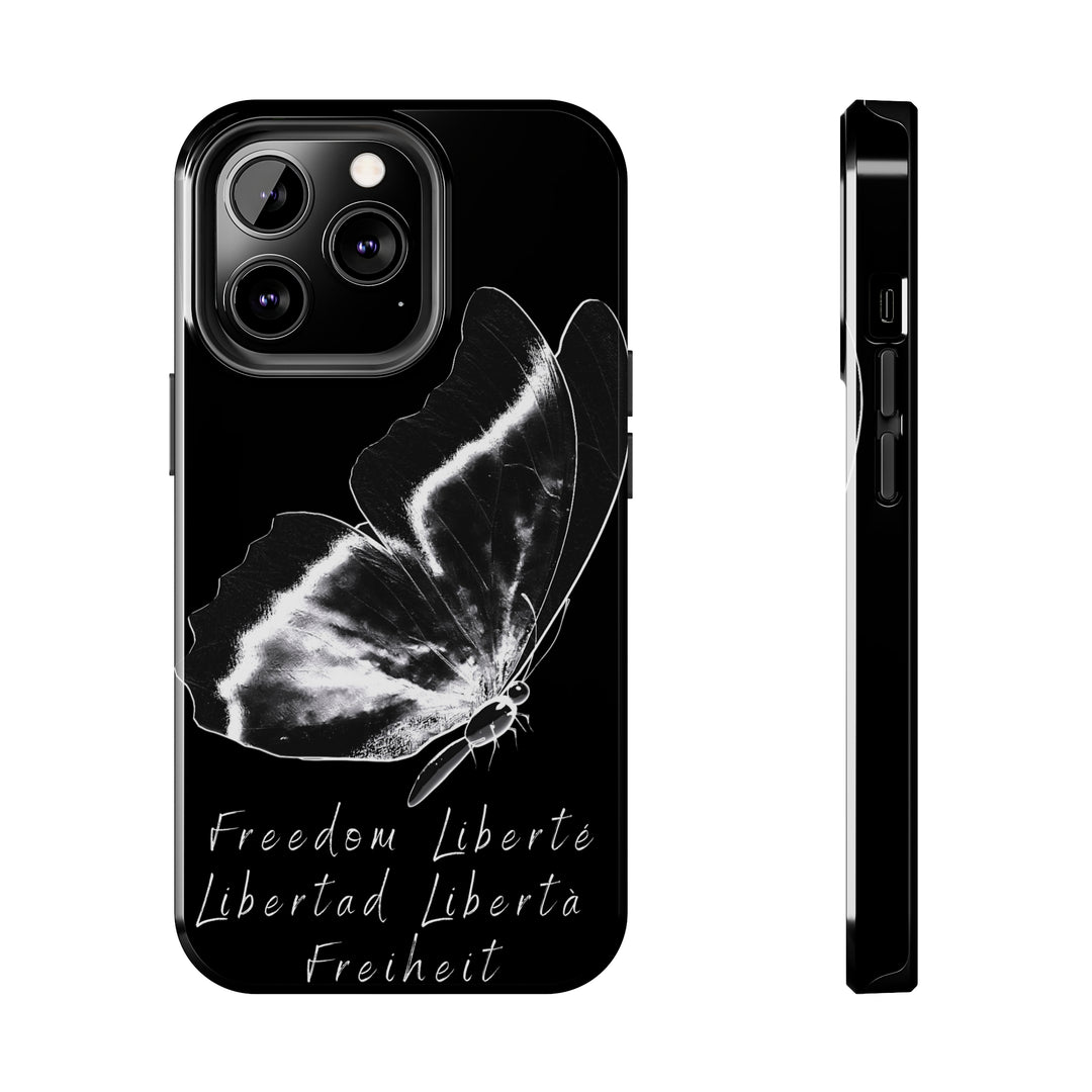 Freedom Butterfly Tough iPhone Cases - Madee's Boutique Phone Case Printify Accessories Aesthetic Case IphoneAesthetic Case PhoneiPhone 13 Pro