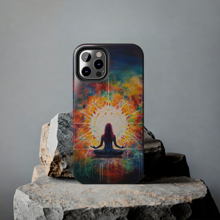 Meditation Tough iPhone Cases MADEE'S EXCLUSIVES - Madee's Boutique Phone Case Printify Accessories aesthetic mobile coveraesthetic phone casesiPhone 14
