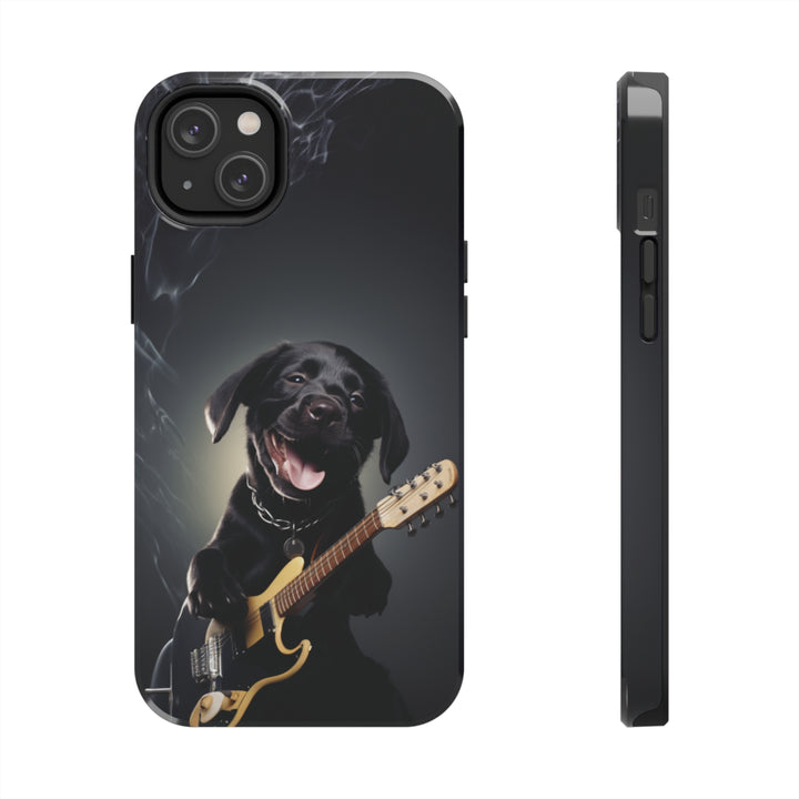Cool Dog Guitar Tough iPhone Cases MADEE'S EXCLUSIVES - Madee's Boutique Phone Case Print On Demand Partners Accessories aesthetic mobile coveraesthetic phone casesiPhone 14 Plus