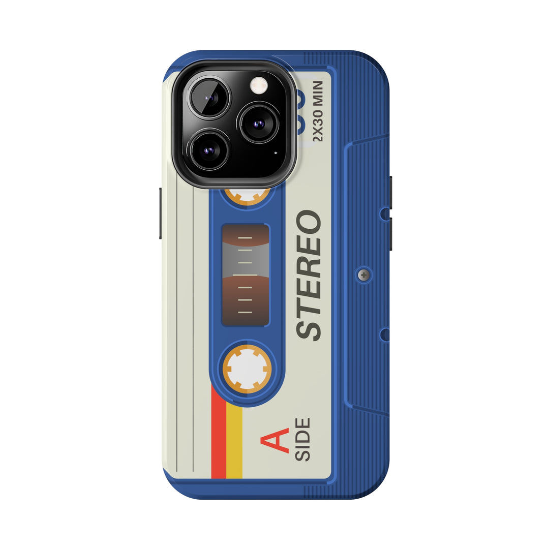 Radio Cassette Retro Tough iPhone Cases Vintage - Madee's Boutique Phone Case Printify Accessories Aesthetic Case Iphoneanniversary gift ideasiPhone 13 Mini