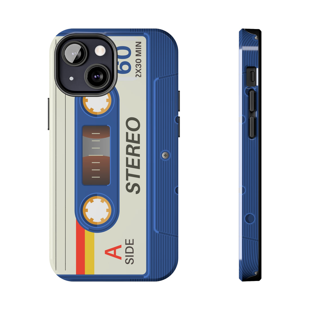 Radio Cassette Retro Tough iPhone Cases Vintage - Madee's Boutique Phone Case Printify Accessories Aesthetic Case Iphoneanniversary gift ideasiPhone 13 Mini
