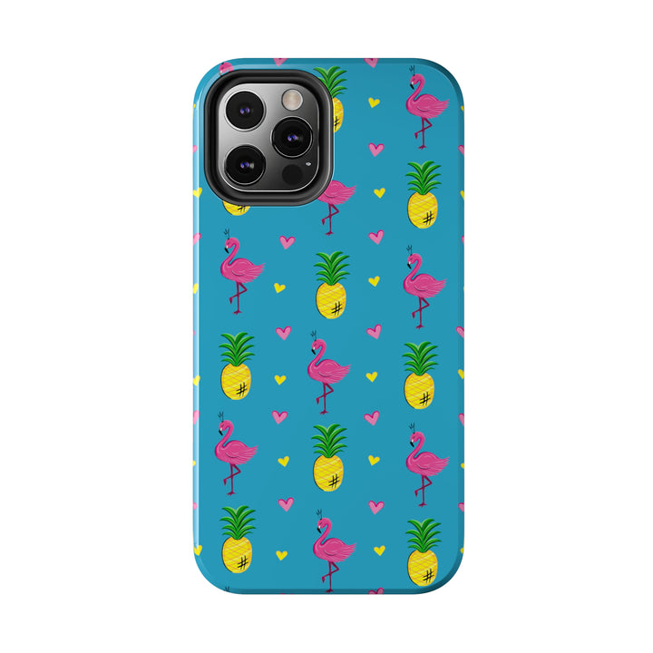 Flamingo Tough iPhone Cases - Madee's Boutique Phone Case Printify Accessories Aesthetic Case IphoneAesthetic Case PhoneiPhone 12 Mini