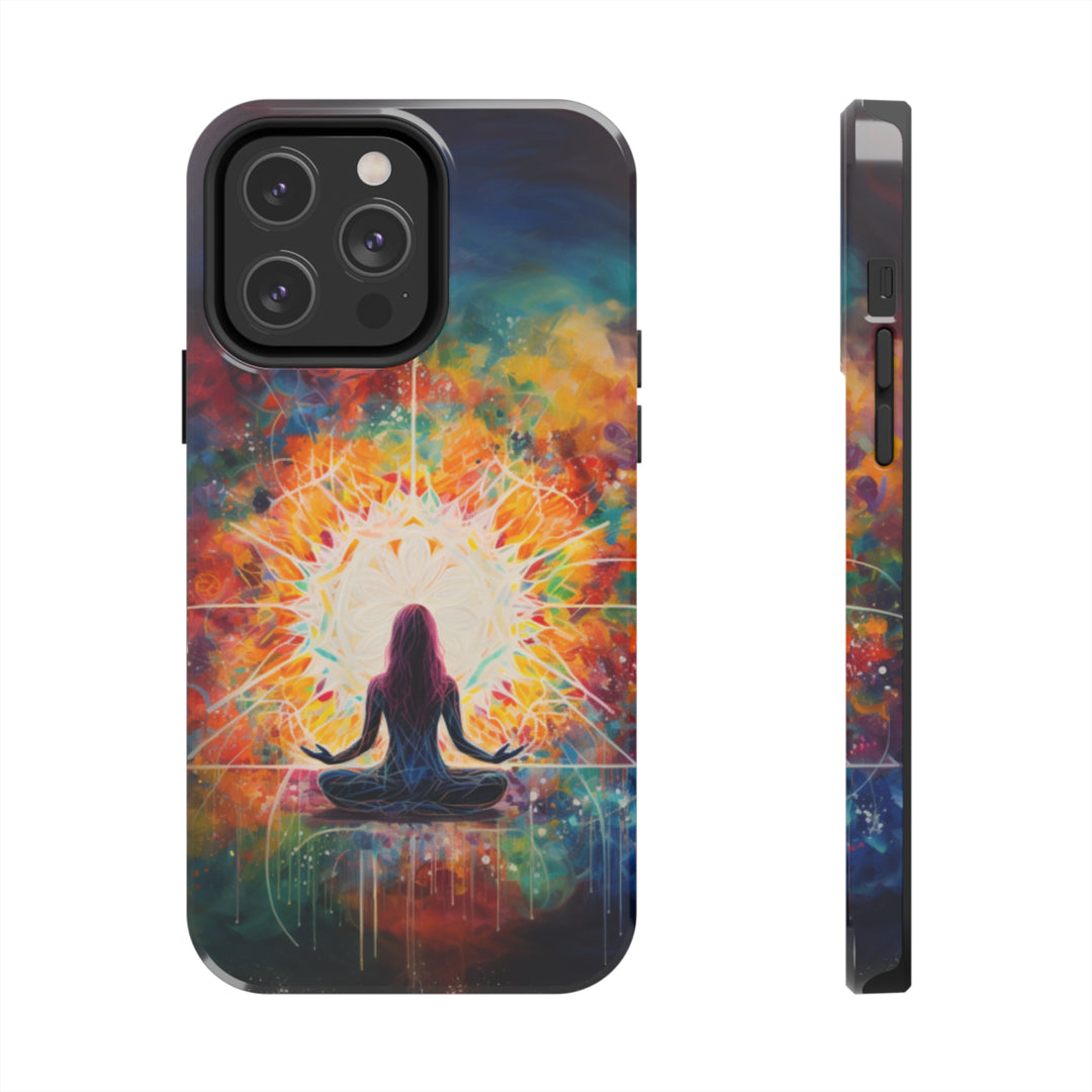 Meditation Tough iPhone Cases MADEE'S EXCLUSIVES - Madee's Boutique Phone Case Printify Accessories aesthetic mobile coveraesthetic phone casesiPhone 14 Pro Max
