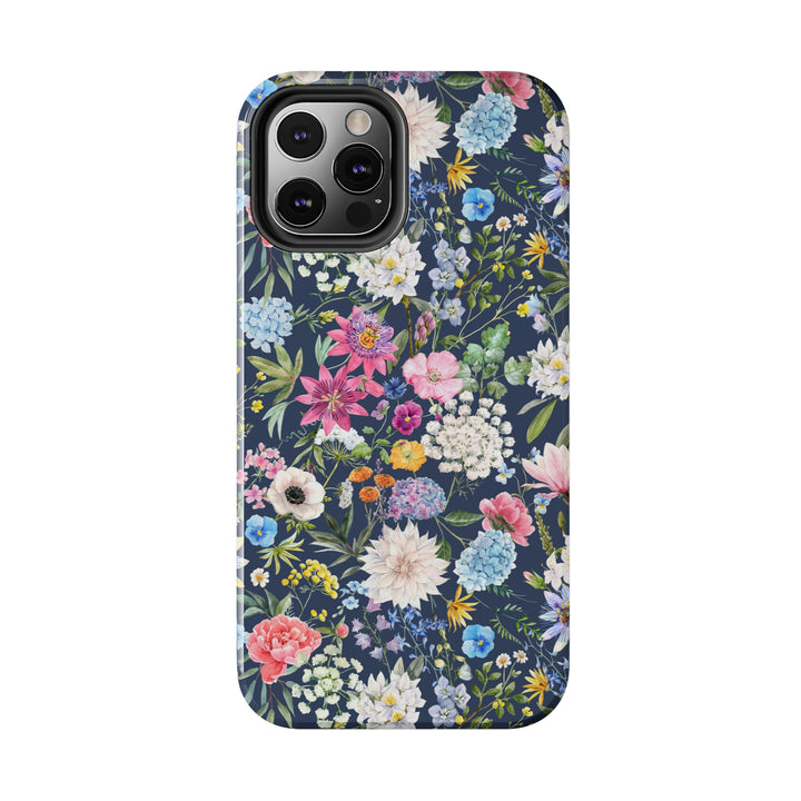 Colorful Flowers Tough Phone Cases - Madee's Boutique Phone Case Printify Accessories Aesthetic Case IphoneAesthetic Case phoneiPhone 12 Mini