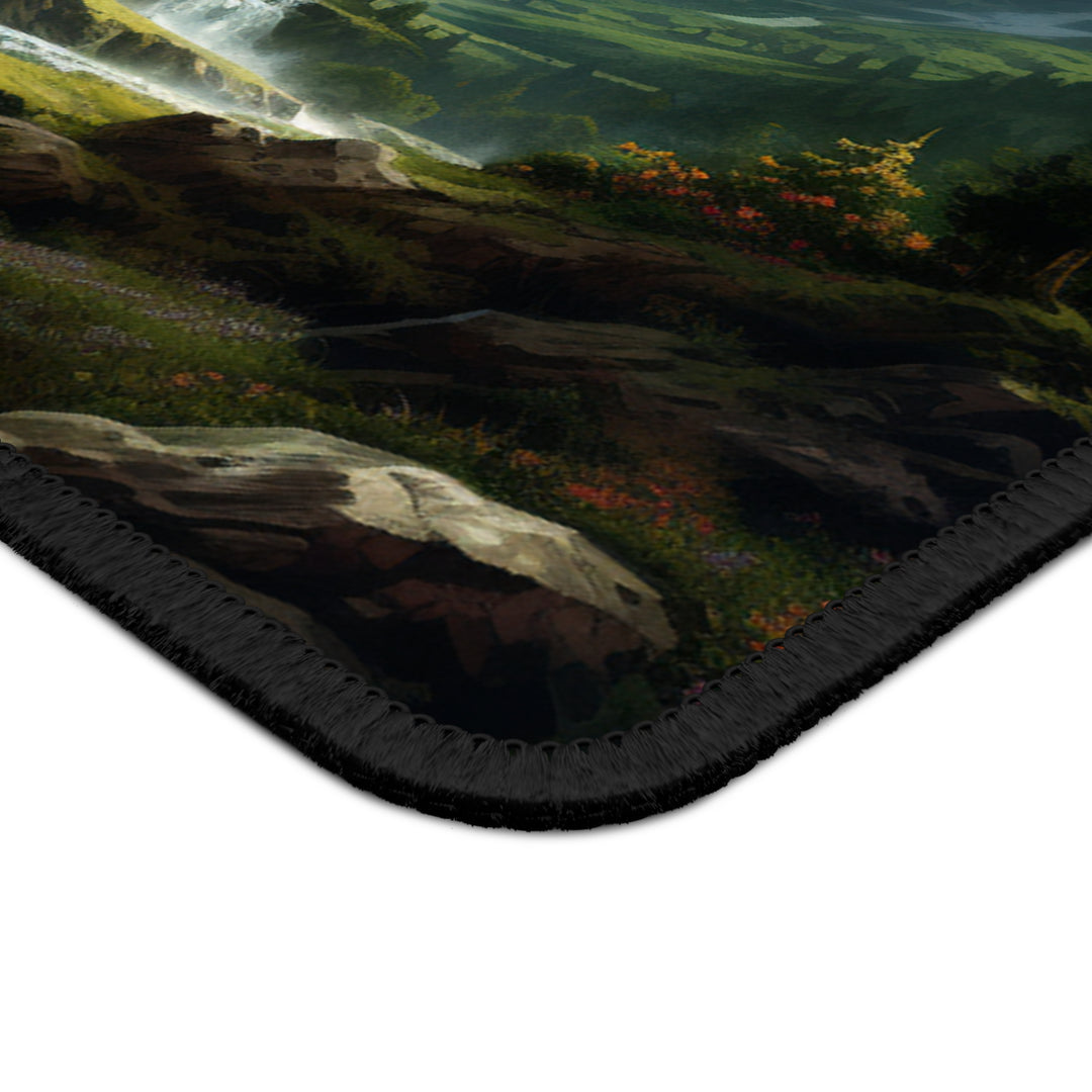 Landscape River And Mountains Mouse Pad MADEE'S EXCLUSIVES - Madee's Boutique Home Decor Printify Accessories best secret santa giftscadeau de noël pour femmeRectangle9" × 7"