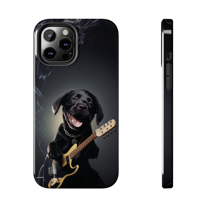 Cool Dog Guitar Tough iPhone Cases MADEE'S EXCLUSIVES - Madee's Boutique Phone Case Print On Demand Partners Accessories aesthetic mobile coveraesthetic phone casesiPhone 12 Pro Max