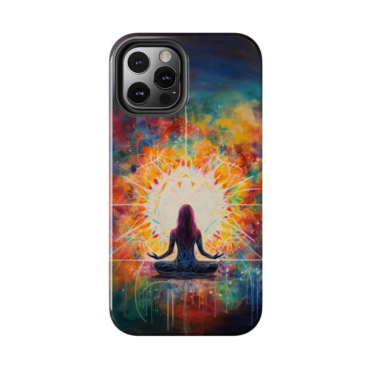 Meditation Tough iPhone Cases MADEE'S EXCLUSIVES - Madee's Boutique Phone Case Printify Accessories aesthetic mobile coveraesthetic phone casesiPhone 12 Mini