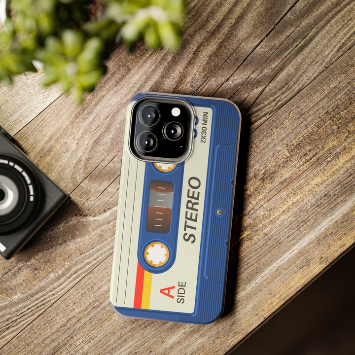 Radio Cassette Retro Tough iPhone Cases Vintage - Madee's Boutique Phone Case Printify Accessories Aesthetic Case Iphoneanniversary gift ideasiPhone 14