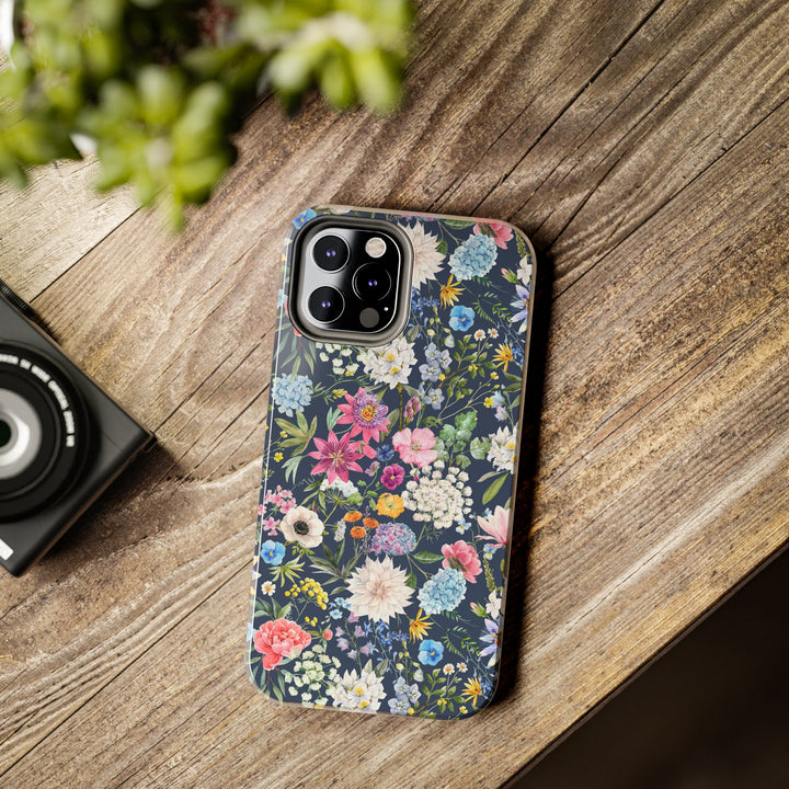 Colorful Flowers Tough Phone Cases - Madee's Boutique Phone Case Printify Accessories Aesthetic Case IphoneAesthetic Case phoneiPhone 14