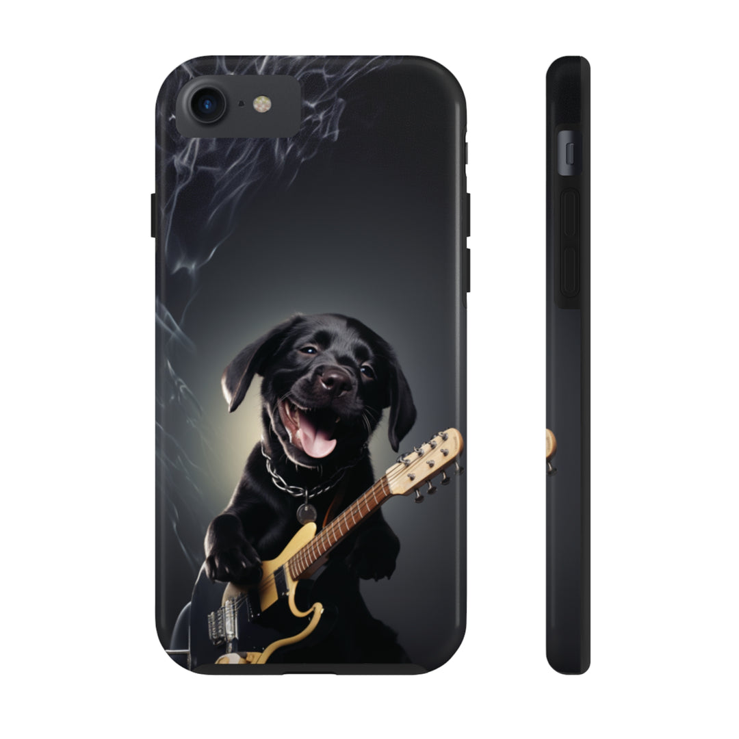 Cool Dog Guitar Tough iPhone Cases MADEE'S EXCLUSIVES - Madee's Boutique Phone Case Print On Demand Partners Accessories aesthetic mobile coveraesthetic phone casesiPhone 7, iPhone 8, iPhone SE