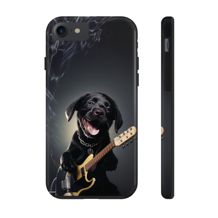 Cool Dog Guitar Tough iPhone Cases MADEE'S EXCLUSIVES - Madee's Boutique Phone Case Print On Demand Partners Accessories aesthetic mobile coveraesthetic phone casesiPhone 7, iPhone 8, iPhone SE