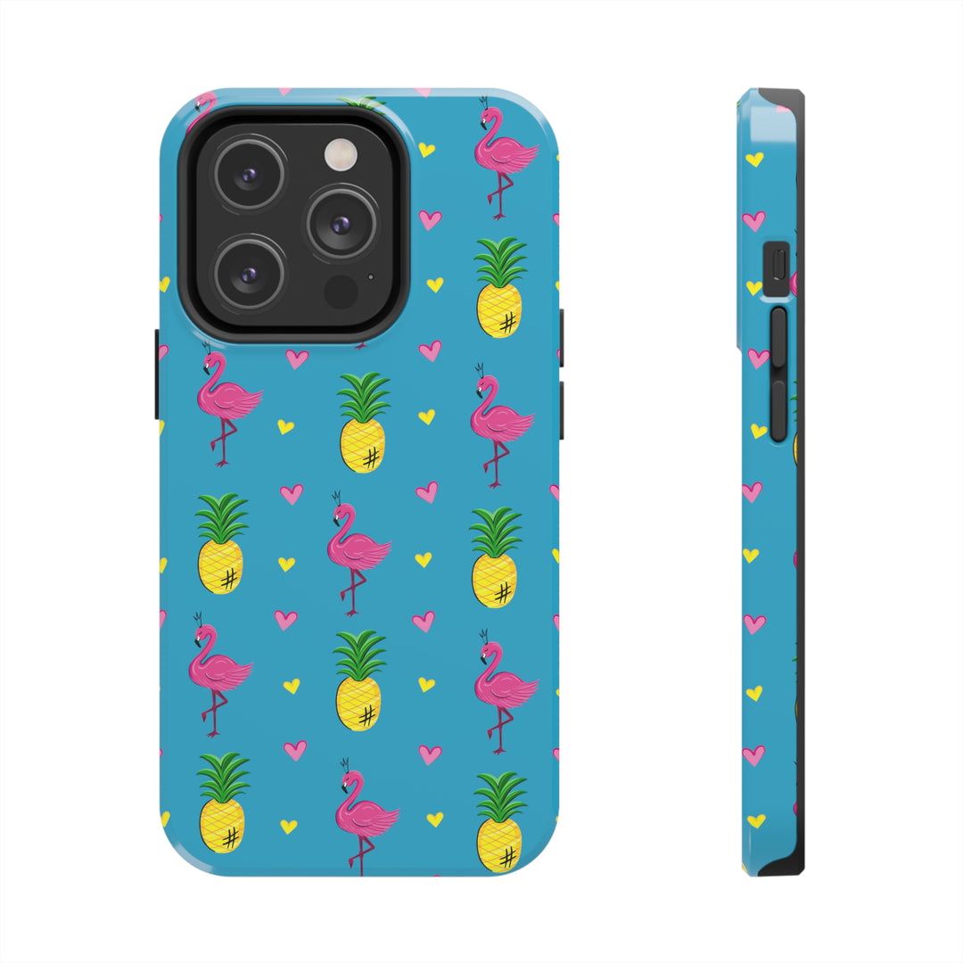 Flamingo Tough iPhone Cases - Madee's Boutique Phone Case Printify Accessories Aesthetic Case IphoneAesthetic Case PhoneiPhone 14 Pro