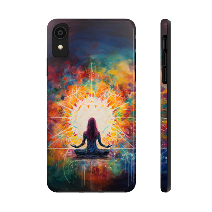 Meditation Tough iPhone Cases MADEE'S EXCLUSIVES - Madee's Boutique Phone Case Printify Accessories aesthetic mobile coveraesthetic phone casesiPhone XR