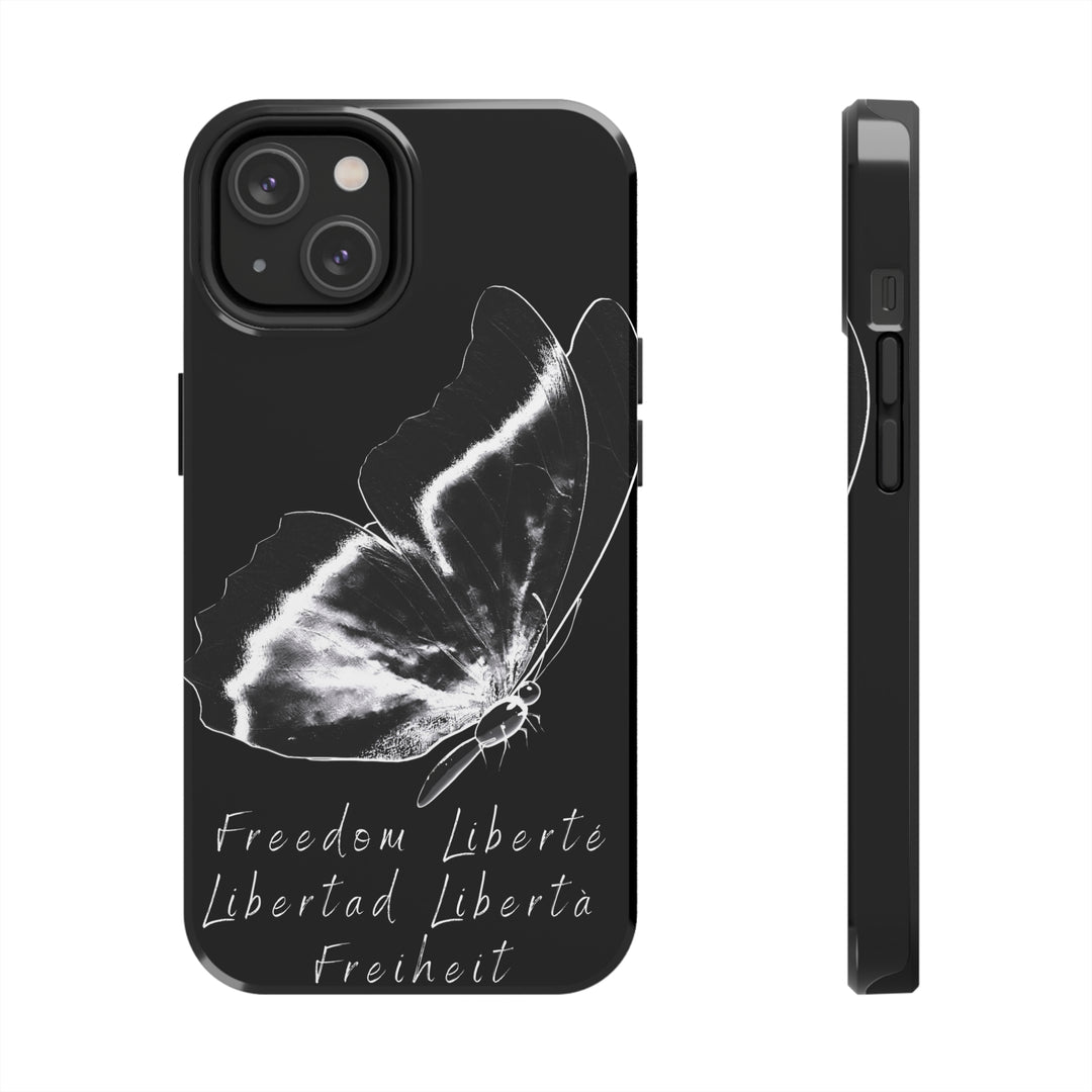 Freedom Butterfly Tough iPhone Cases - Madee's Boutique Phone Case Printify Accessories Aesthetic Case IphoneAesthetic Case PhoneiPhone 14