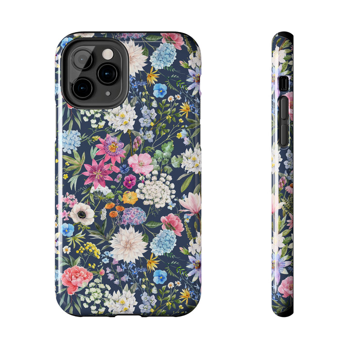 Colorful Flowers Tough Phone Cases - Madee's Boutique Phone Case Printify Accessories Aesthetic Case IphoneAesthetic Case phoneiPhone 11 Pro