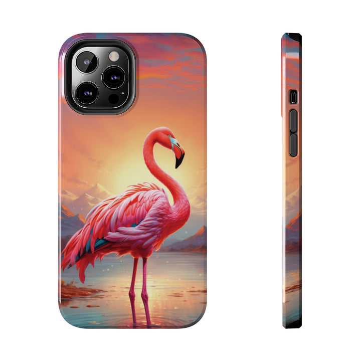 Beautiful Flamingo Tough iPhone Cases MADEE'S EXCLUSIVES - Madee's Boutique Phone Case Print On Demand Partners Accessories aesthetic mobile coveraesthetic phone casesiPhone 12 Pro Max
