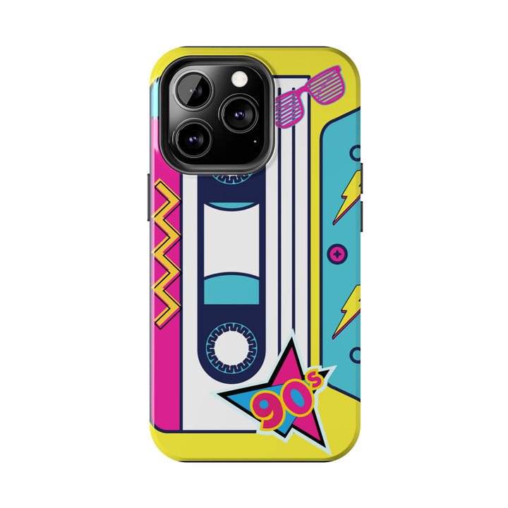 Radio Cassette 90'S Tough iPhone Cases Retro - Madee's Boutique Phone Case Printify Accessories Cadeau fête des mèresCadeau mamaniPhone X