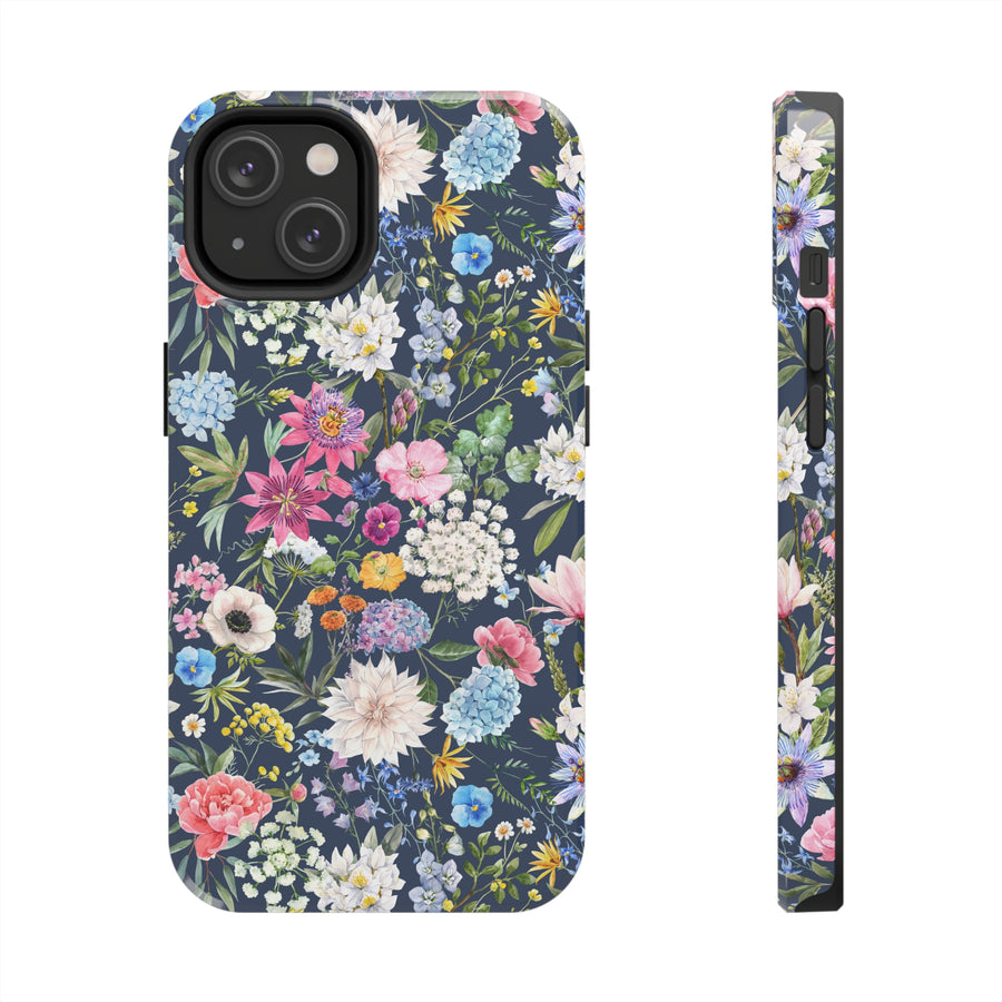 Colorful Flowers Tough Phone Cases - Madee's Boutique Phone Case Printify Accessories Aesthetic Case IphoneAesthetic Case phoneiPhone 14