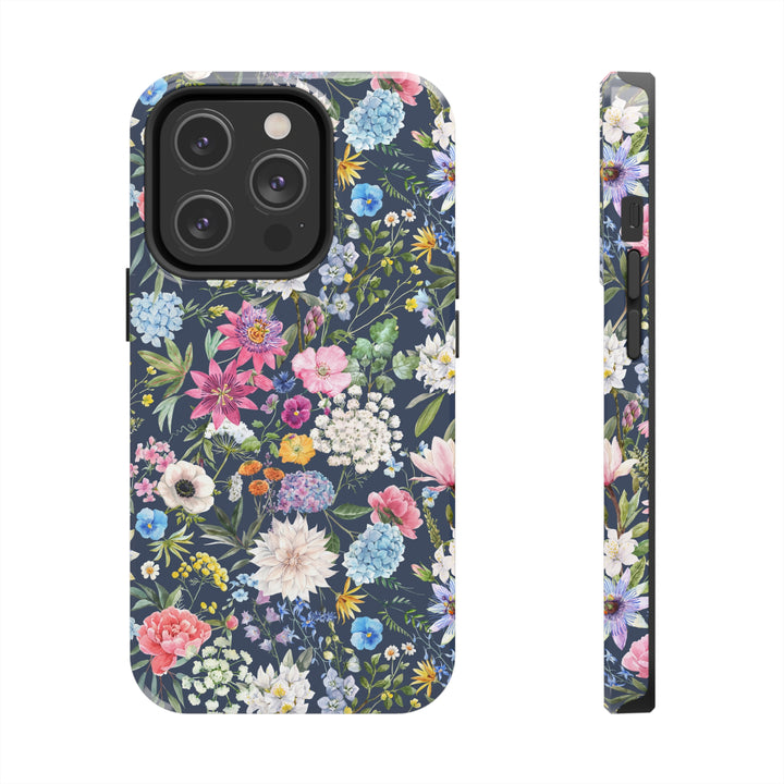 Colorful Flowers Tough Phone Cases - Madee's Boutique Phone Case Printify Accessories Aesthetic Case IphoneAesthetic Case phoneiPhone 14 Pro