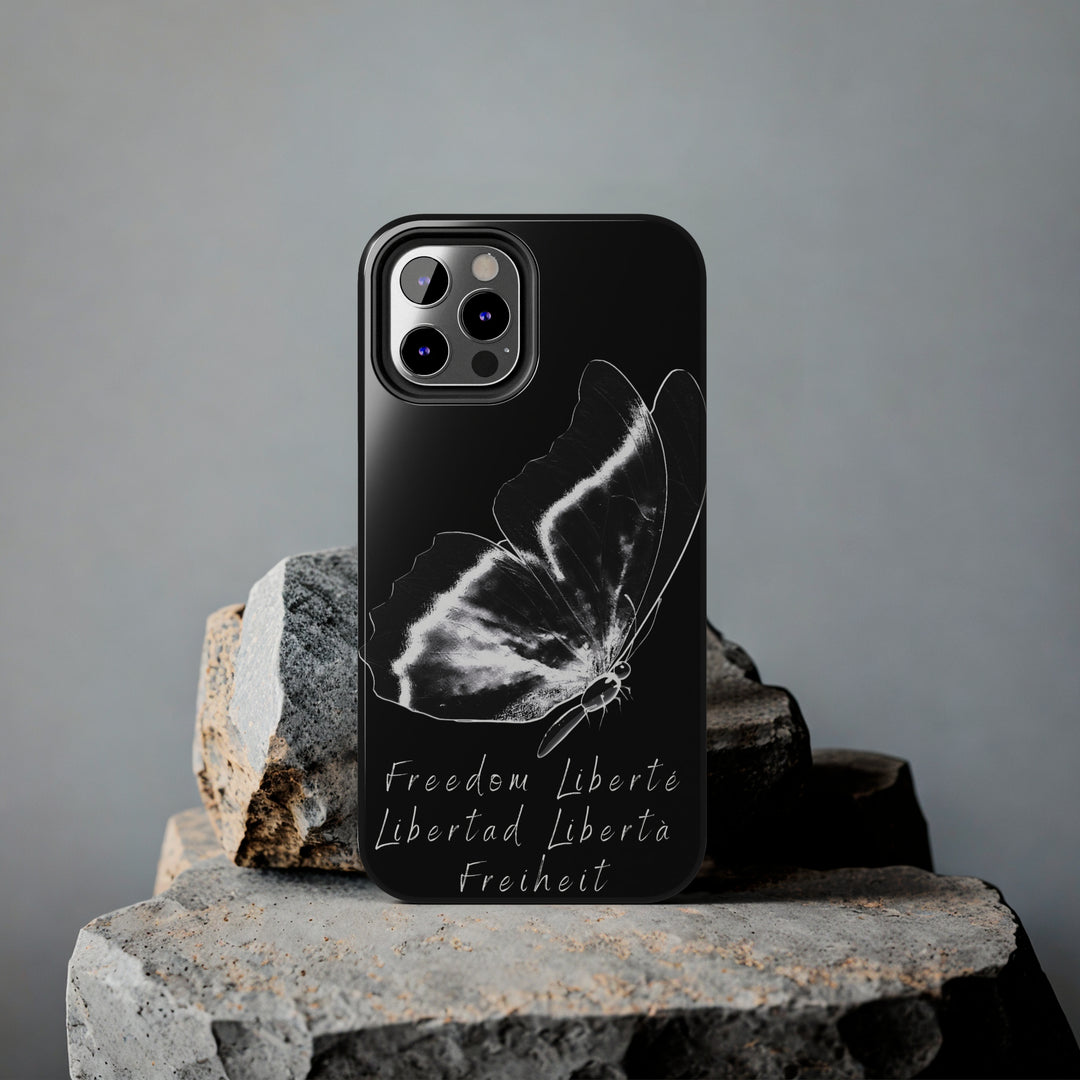 Freedom Butterfly Tough iPhone Cases - Madee's Boutique Phone Case Printify Accessories Aesthetic Case IphoneAesthetic Case PhoneiPhone 14
