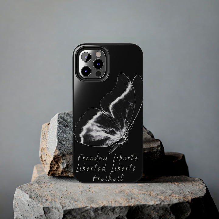 Freedom Butterfly Tough iPhone Cases - Madee's Boutique Phone Case Printify Accessories Aesthetic Case IphoneAesthetic Case PhoneiPhone 14