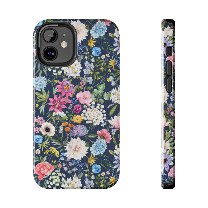 Colorful Flowers Tough Phone Cases - Madee's Boutique Phone Case Printify Accessories Aesthetic Case IphoneAesthetic Case phoneiPhone 12 Mini