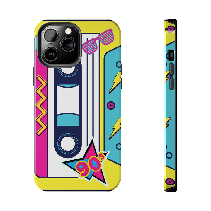 Radio Cassette 90'S Tough iPhone Cases Retro - Madee's Boutique Phone Case Printify Accessories Cadeau fête des mèresCadeau mamaniPhone 13 Pro Max
