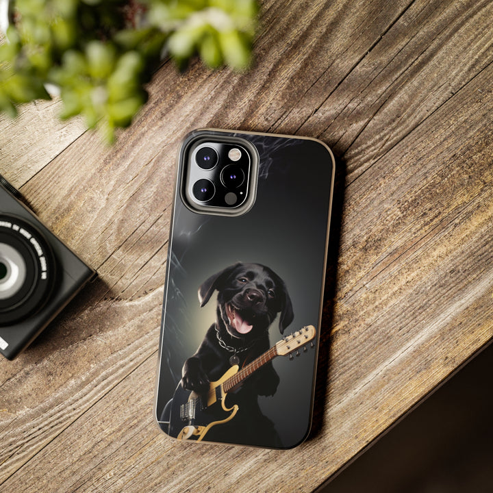 Cool Dog Guitar Tough iPhone Cases MADEE'S EXCLUSIVES - Madee's Boutique Phone Case Print On Demand Partners Accessories aesthetic mobile coveraesthetic phone casesiPhone XR