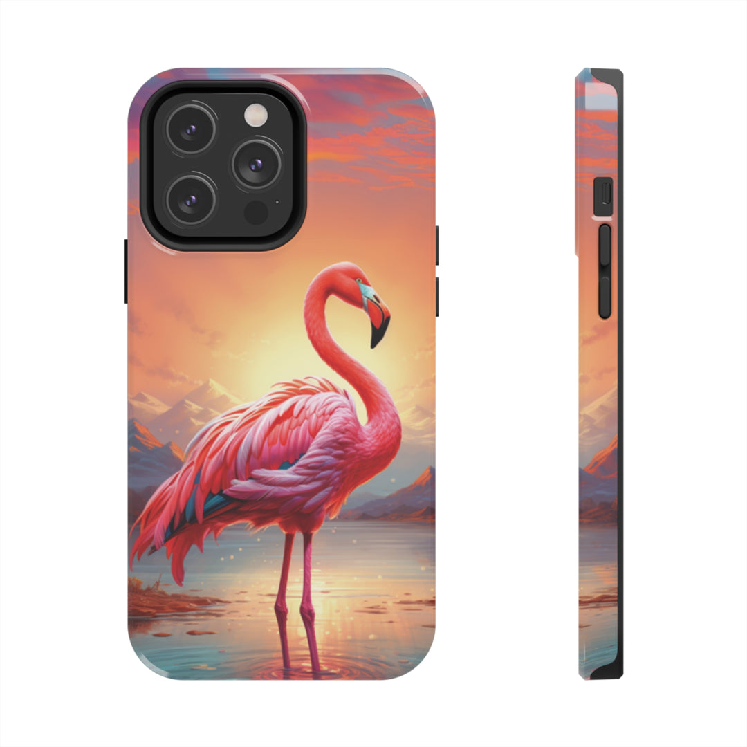 Beautiful Flamingo Tough iPhone Cases MADEE'S EXCLUSIVES - Madee's Boutique Phone Case Print On Demand Partners Accessories aesthetic mobile coveraesthetic phone casesiPhone 14 Pro Max