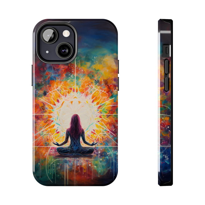 Meditation Tough iPhone Cases MADEE'S EXCLUSIVES - Madee's Boutique Phone Case Printify Accessories aesthetic mobile coveraesthetic phone casesiPhone 13 Mini