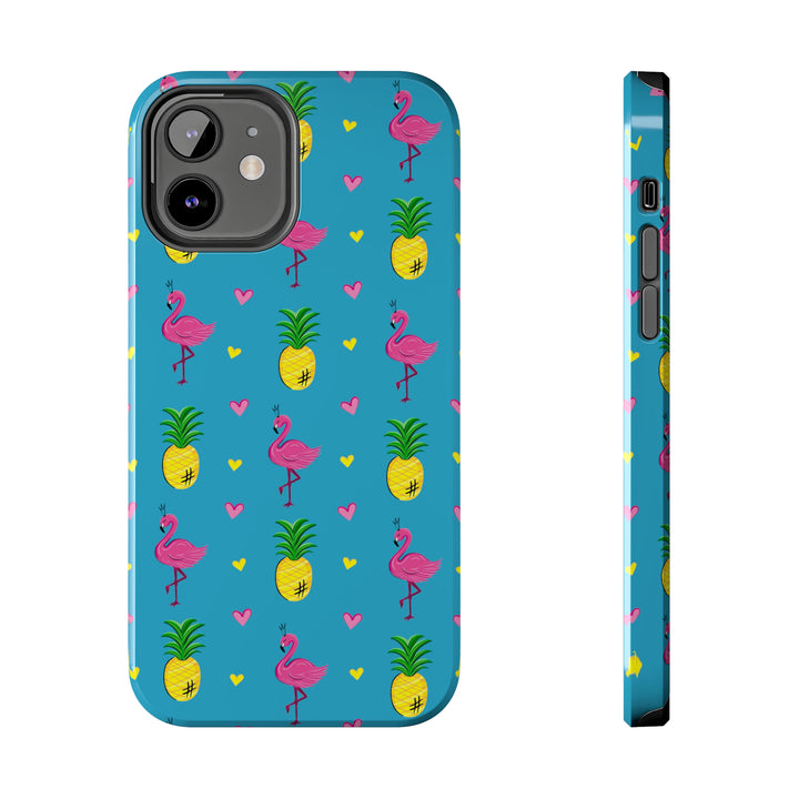 Flamingo Tough iPhone Cases - Madee's Boutique Phone Case Printify Accessories Aesthetic Case IphoneAesthetic Case PhoneiPhone 12
