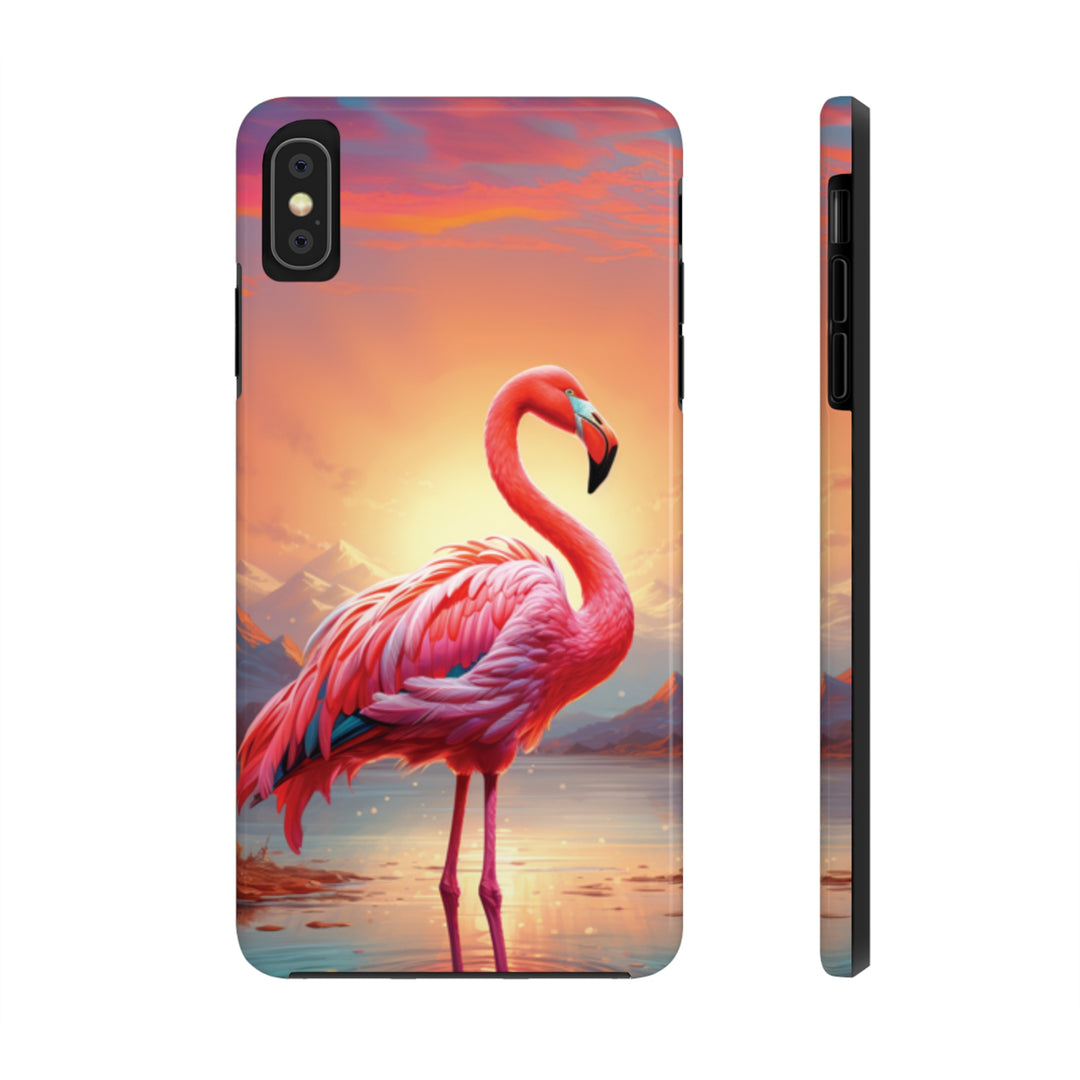 Beautiful Flamingo Tough iPhone Cases MADEE'S EXCLUSIVES - Madee's Boutique Phone Case Print On Demand Partners Accessories aesthetic mobile coveraesthetic phone casesiPhone XS MAX