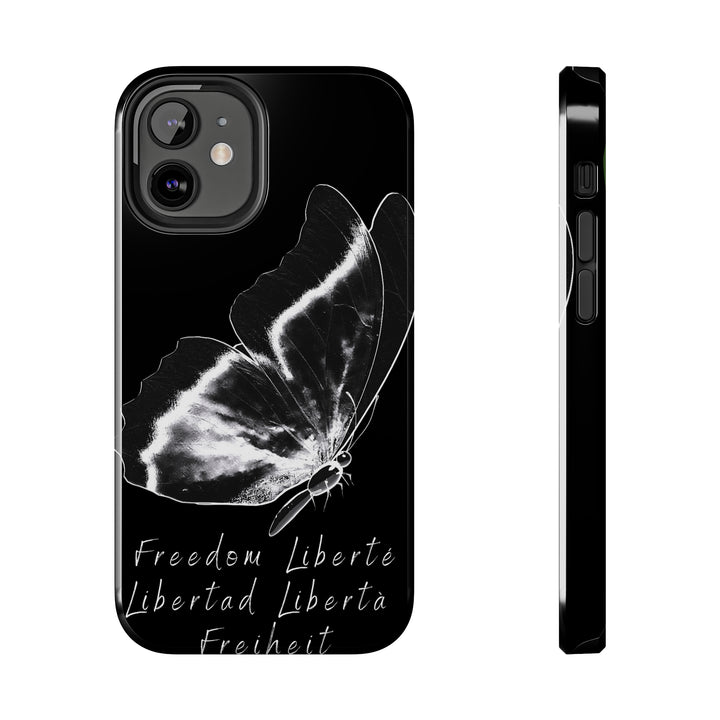 Freedom Butterfly Tough iPhone Cases - Madee's Boutique Phone Case Printify Accessories Aesthetic Case IphoneAesthetic Case PhoneiPhone 12 Mini