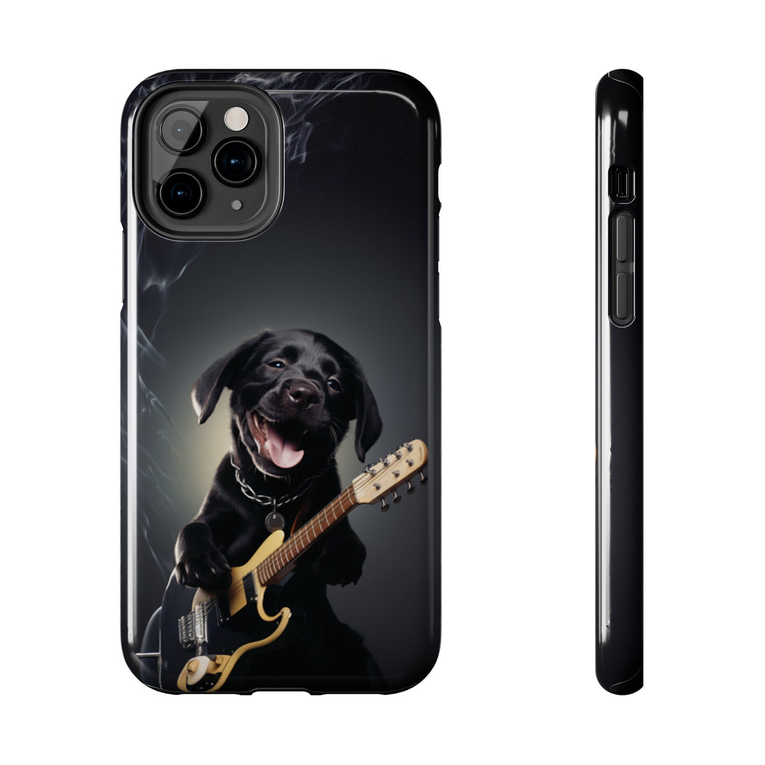 Cool Dog Guitar Tough iPhone Cases MADEE'S EXCLUSIVES - Madee's Boutique Phone Case Print On Demand Partners Accessories aesthetic mobile coveraesthetic phone casesiPhone 11 Pro
