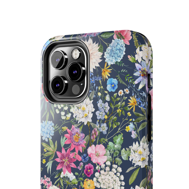 Colorful Flowers Tough Phone Cases - Madee's Boutique Phone Case Printify Accessories Aesthetic Case IphoneAesthetic Case phoneiPhone 12 Mini