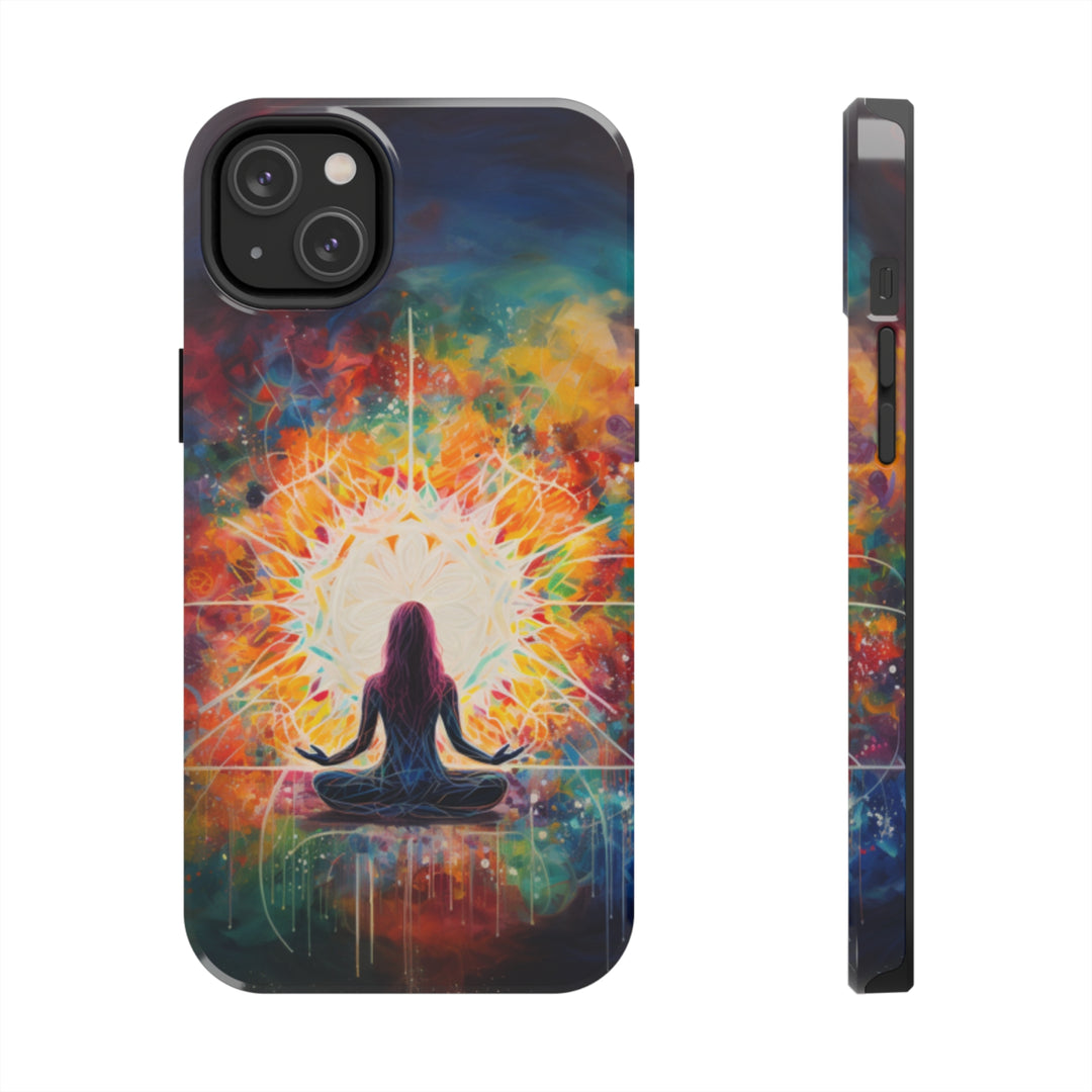 Meditation Tough iPhone Cases MADEE'S EXCLUSIVES - Madee's Boutique Phone Case Printify Accessories aesthetic mobile coveraesthetic phone casesiPhone 14 Plus