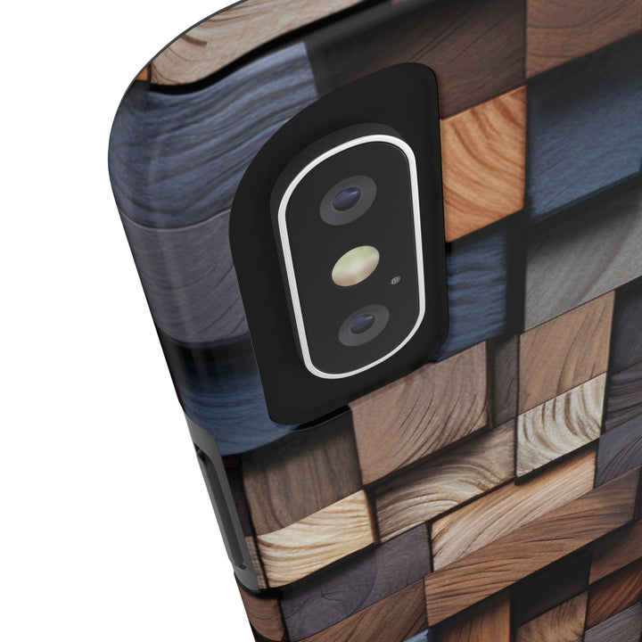 Colored Wood Design Tough iPhone Cases MADEE'S EXCLUSIVES - Madee's Boutique Phone Case Print On Demand Partners Accessories aesthetic mobile coveraesthetic phone casesiPhone 12 Mini