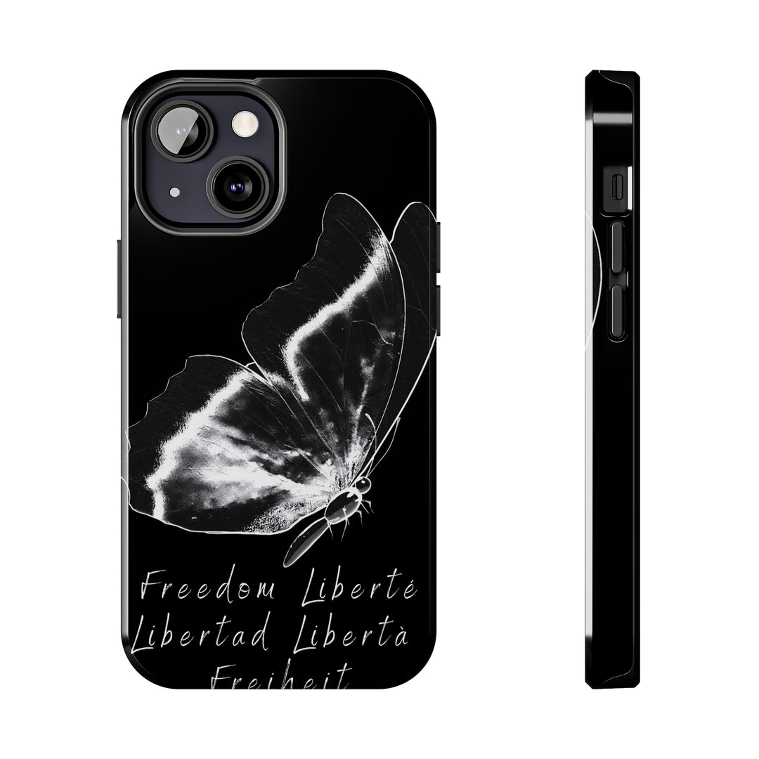 Freedom Butterfly Tough iPhone Cases - Madee's Boutique Phone Case Printify Accessories Aesthetic Case IphoneAesthetic Case PhoneiPhone 13 Mini